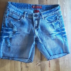 Denim shorts